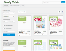 Tablet Screenshot of beauty-set.de